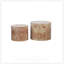 Ensemble de 2 tables basses gigognes, tables d'appoint rondes modernes pour petits espaces, tables d'appoint à tambour en bois polyvalentes et durables-1962056778-1962056773