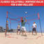 Ensemble de jeu de volleyball GoSports Slam X 4 Square - Jeu ultime pour enfants et adultes - 14 x 14 pi