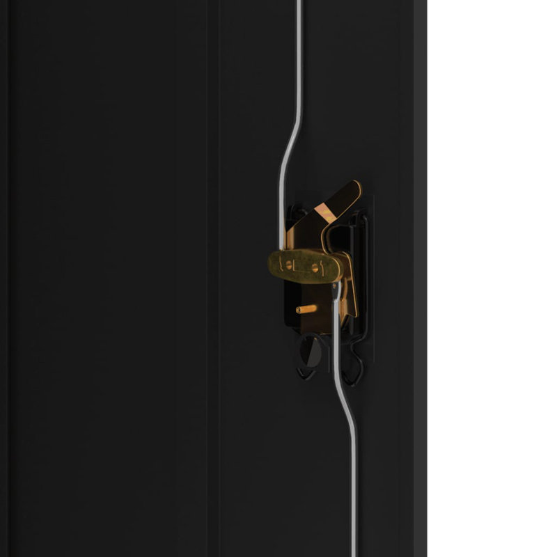 Marielos 2 -Door Storage Cabinet, Black