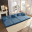 Canapé bleu polyvalent en velours côtelé à conception modulaire pour la maison