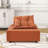 Modular Sectional Single Sofa, Armless Chair with Removable Back Cushion