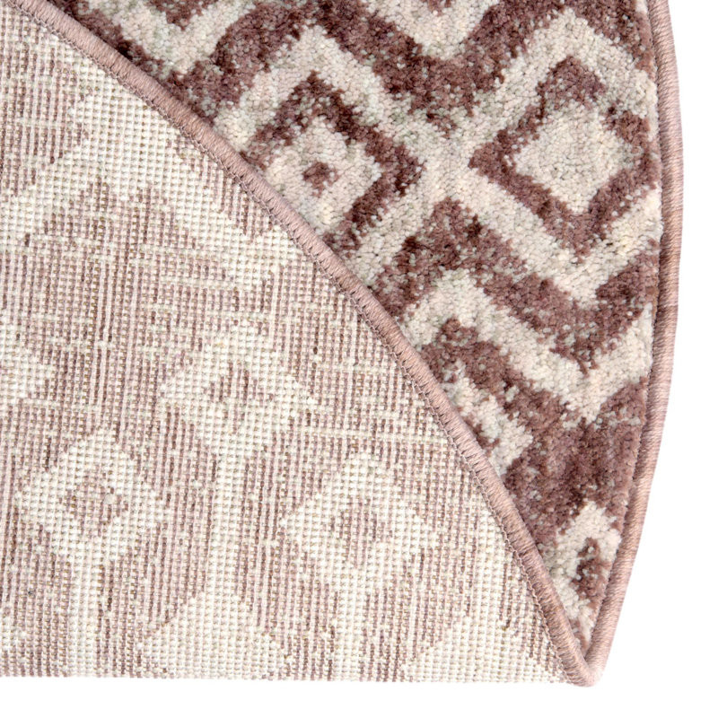 Barnkine Geometric Indoor Rug, Round 7'