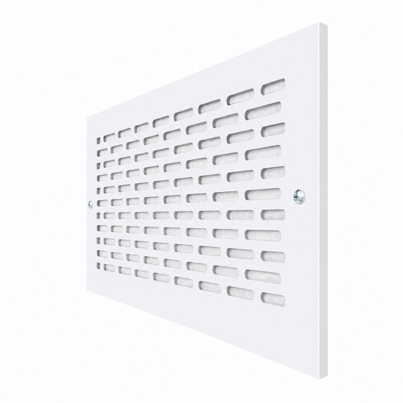 Registres muraux et de plafond Stellar Air 4 x 10 (ouverture de conduit) 6 x 12 - industriel, P 0,25 po x H 4 po x l 10 po