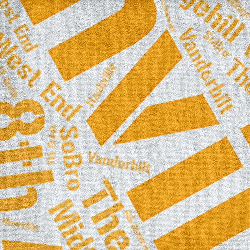 Bath Towel, Orange, Microfiber, Nashville