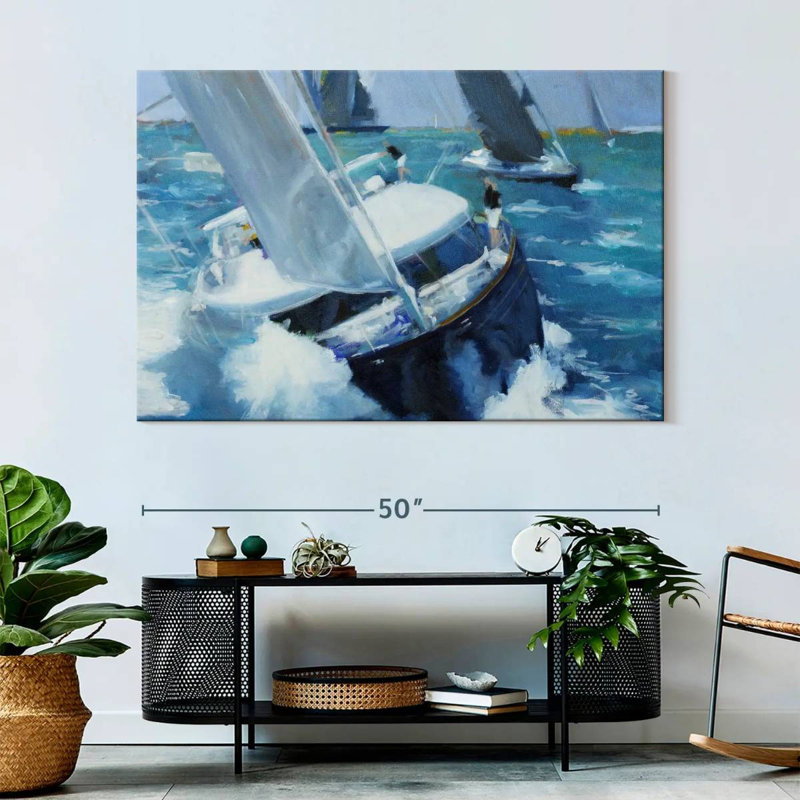 Mehar White Water, 34" H x 51" W