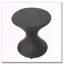 Table d'appoint 16 pouces en osier multicolore brun