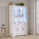 Duniya 71" Tall Storage Cabinet With Led Lights