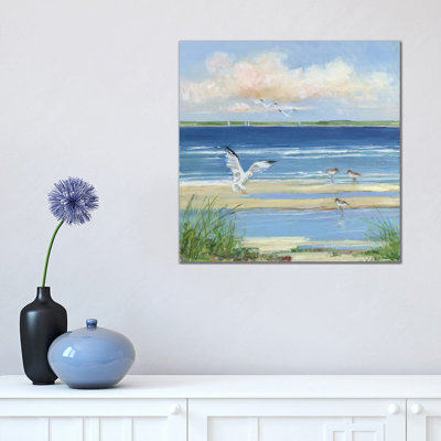 Beach Combing I 1 Piece Wrapped Canvas Wall Art