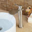 Robinet pour salle de bain à poignée simple avec drain-93533729