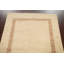 Tapis beige en laine noué à la main de conception unique 4 pi x 6 pi 2 po New Age