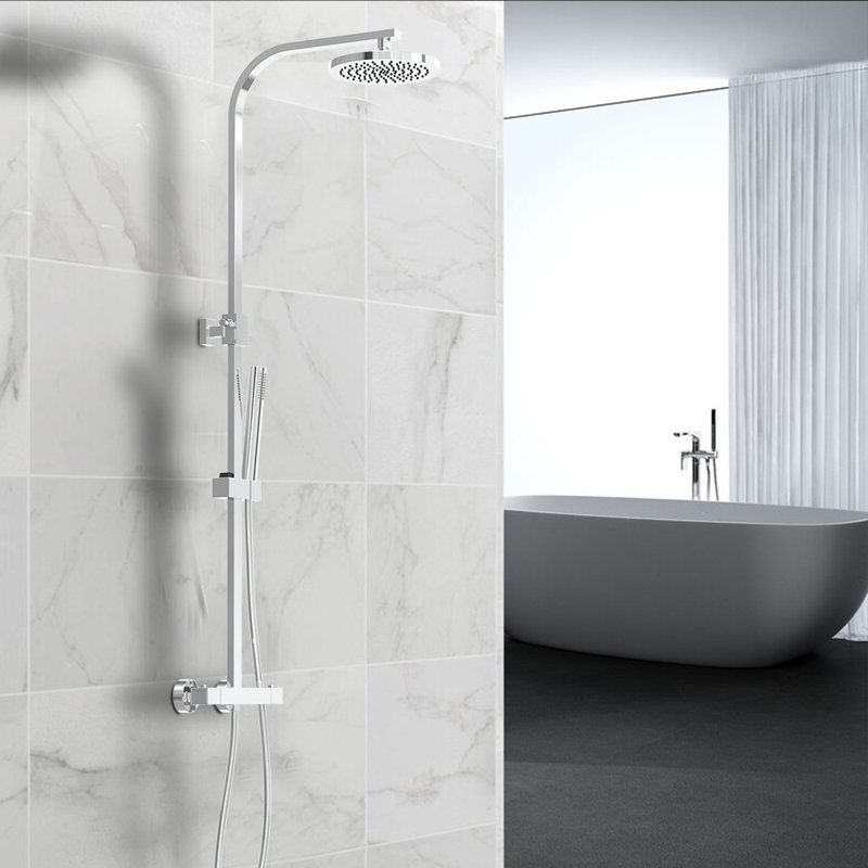 Leiker Thermostatic Shower with Adjustable Shower Head