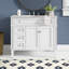 Rivers 40" Free-Standing Single Bathroom Vanity Set with Marble Vanity Top-1655146618