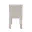 Chaise d'appoint Beige Boucle, ensemble de 2