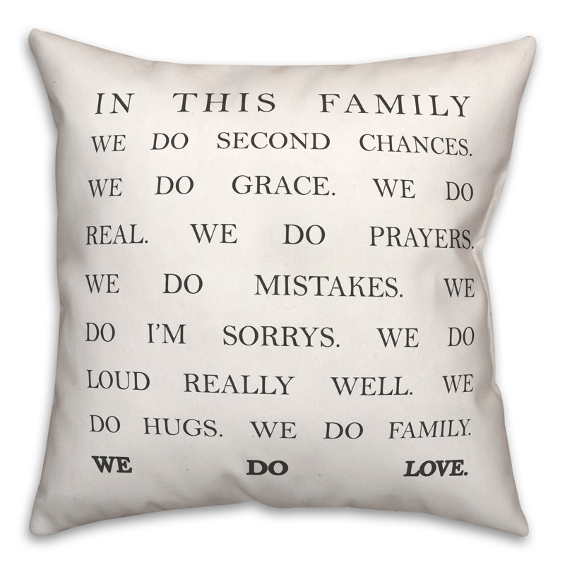 Coussin intérieur / extérieur In This Family