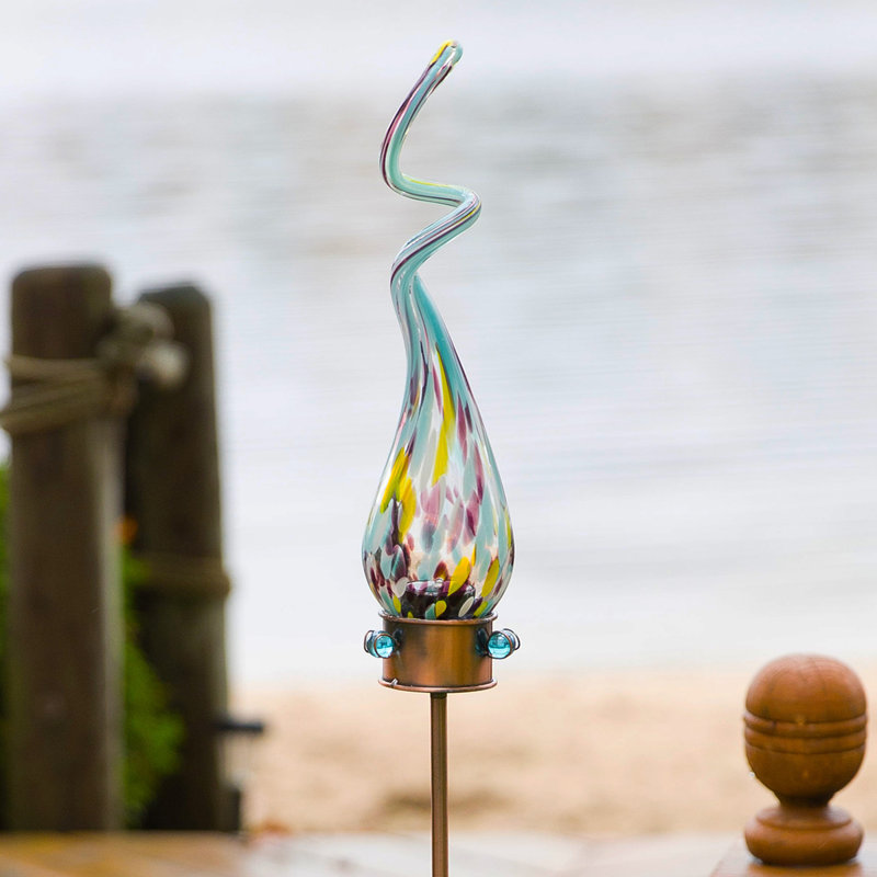 Rundelle Weather Resistant Abstract Garden Stake
