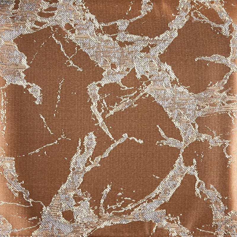Abstract Table Runner, 13" L x 70" W, Brown