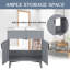 Meuble-lavabo simple 30 po avec plateau en bois manufacturé Hinderk