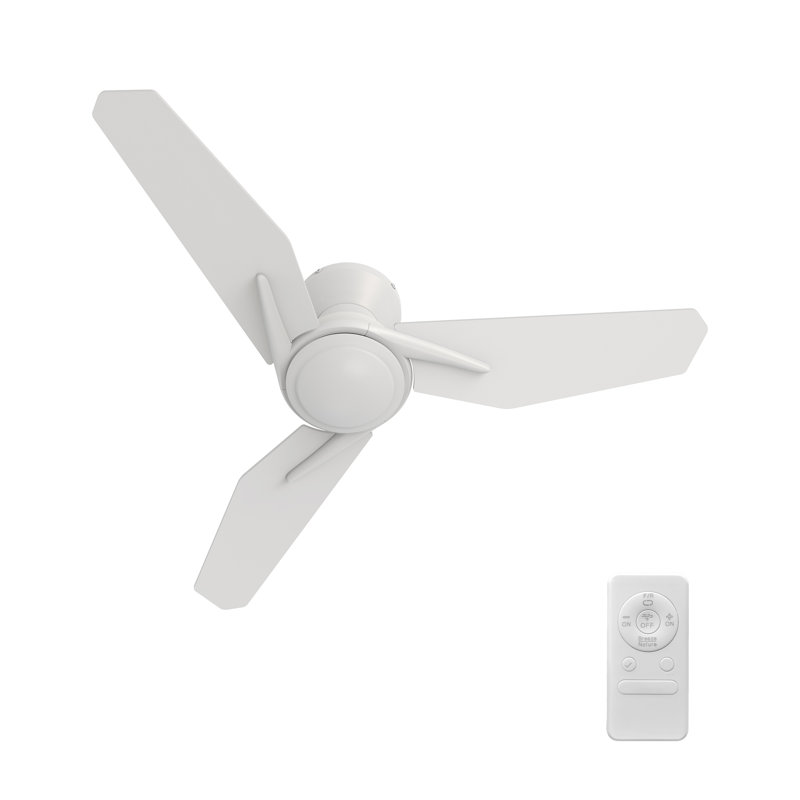 Ventilateur de plafond à moteur à courant continu 44 pales de 44 pouces sans lumière