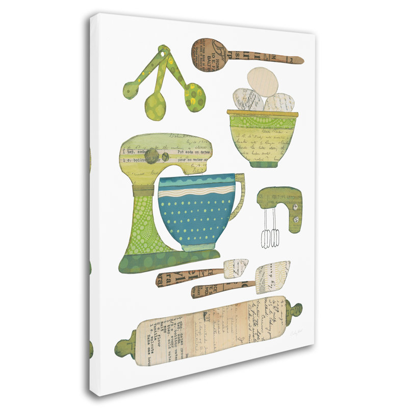 « cook cuisine i », reproduction d’impression sur toile tendue, H 32 po x l 24 po x P 2 po