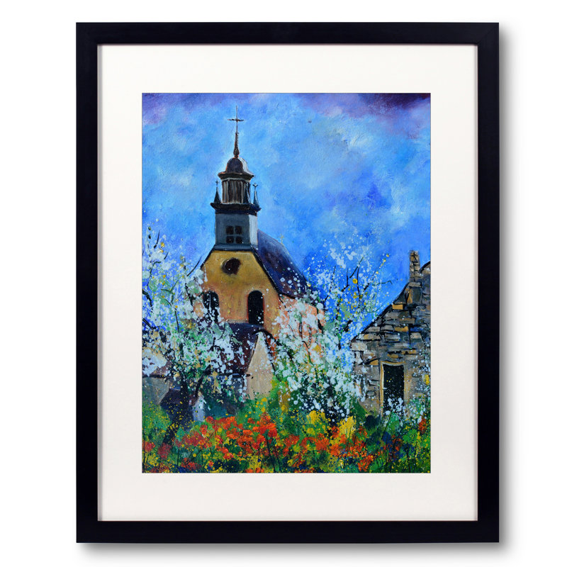 Spring In Foy Print by Pol Ledent, Black Framed Paper, 30" H x 24" W