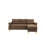 Contemporary Coffee Sectional With Rolled Armrest And Reversible Lounge Modern Chaise Pillows-1006413454