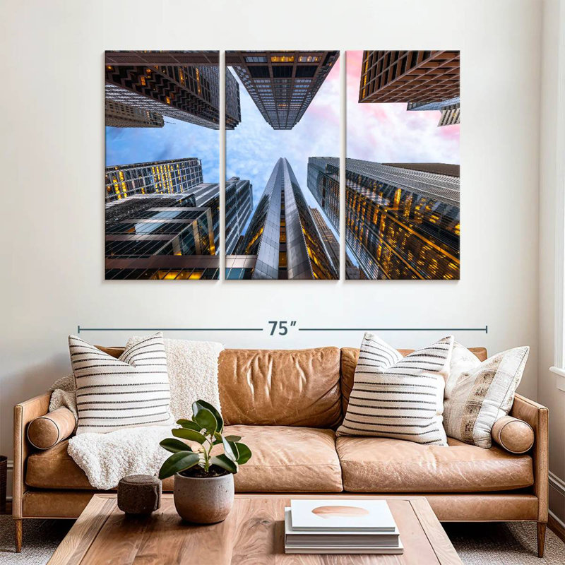 Lilie Chicago High Rises, 42" H x 65" W