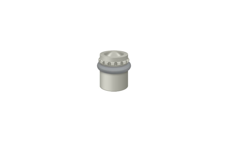Kick Stop, Brushed Nickel