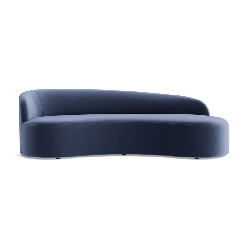 Sofia Left Arm Sofa, Performance Velvet - Indigo