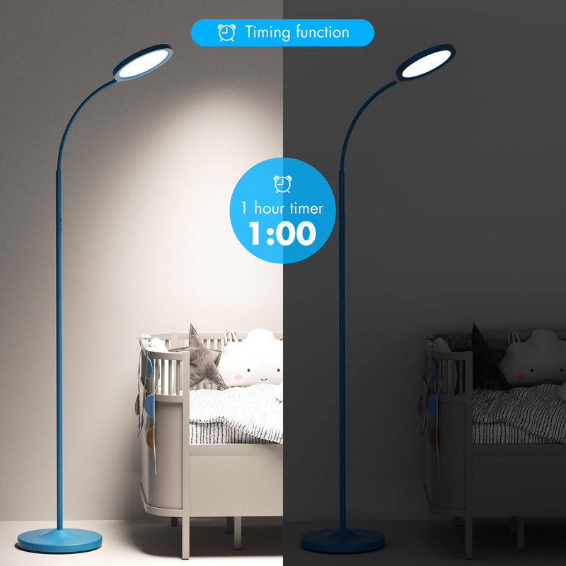 Lampe sur pied pour le salon, Bleu