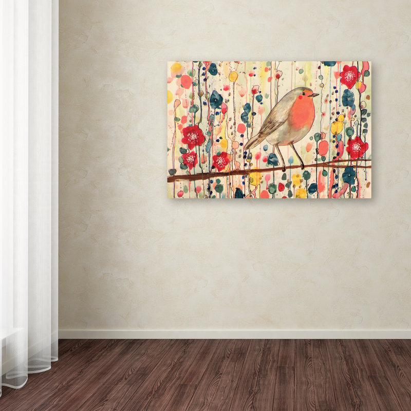 « je ne suis pas qu’un oiseau », reproduction sur toile tendue, H 12 po x l 19 po