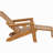 Lounge chair teak wood color, suitable for all seasons: Outdoor lounge chair, made of sturdy HIPS material, equipped with 304 stainless steel accessories.-996431877