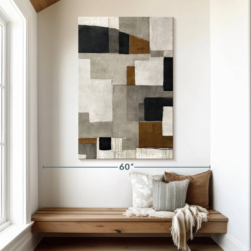 Avery Geometric Blocks I, 51" H x 34" W