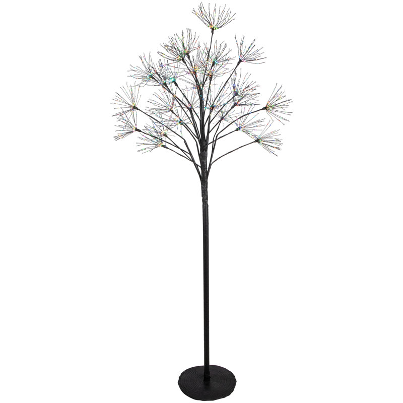 Arbre de Noël 5 pi avec lumières multicolores