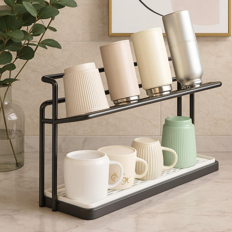 Plastic Mega Mug, Black