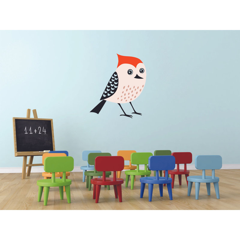 Adhésif décoratif adorable dessin d’aigle hibou, H 10 po x l 8 po