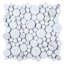 10.5" x 10.5" Bubble Art Random Marble Look Mosaic Wall Tile-1855641240