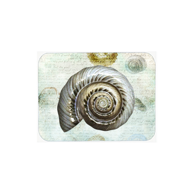 Caroline's Treasures Shells Glass Cutting Board