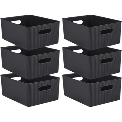 Ribbed Plastic Box Set