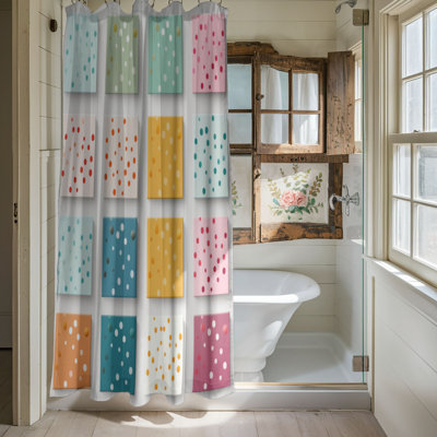Spots Design - Premium Shower Curtain