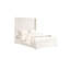 Lit contemporain 1 pièce en tissu de chenille de fourrure, structure en bois d'ingénierie, option de salle à manger avec matelas prêt à accueillir-762164245-762164246