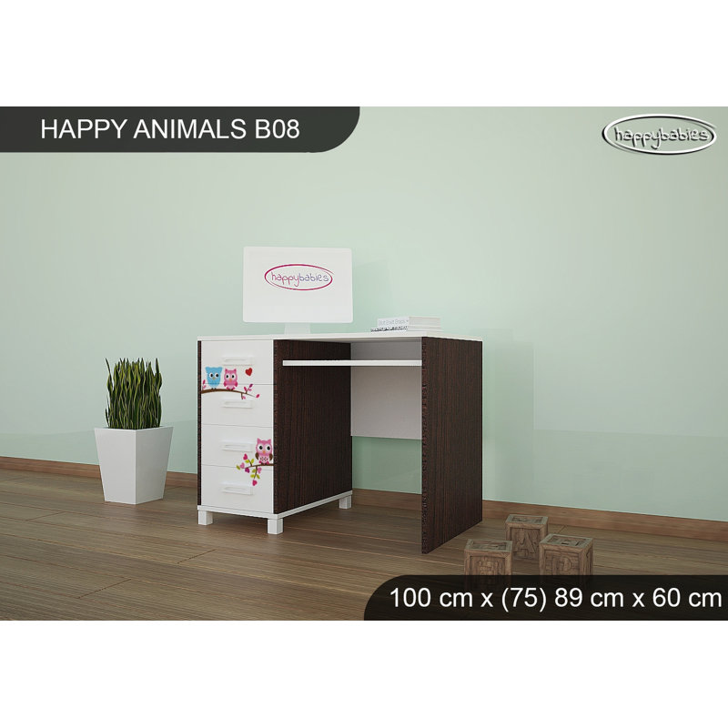 100cm Writing Desk, Chestnut