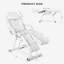 Lit de massage blanc avec repose-pieds Inbox Zero