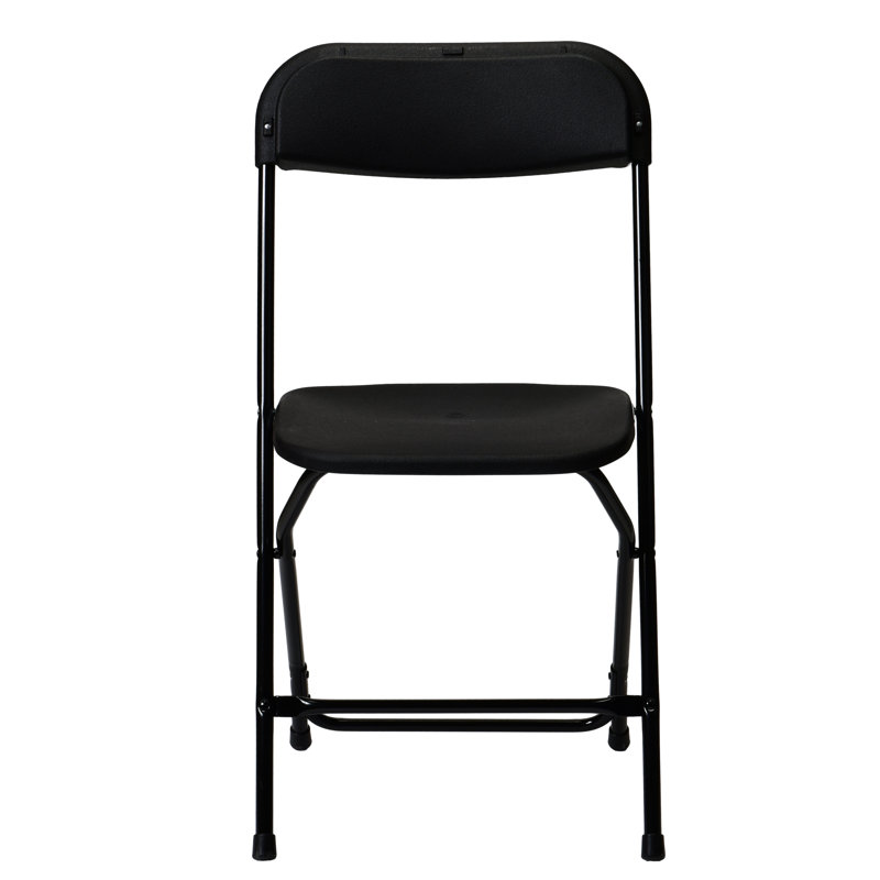 Chaise empilable Poly, Noir