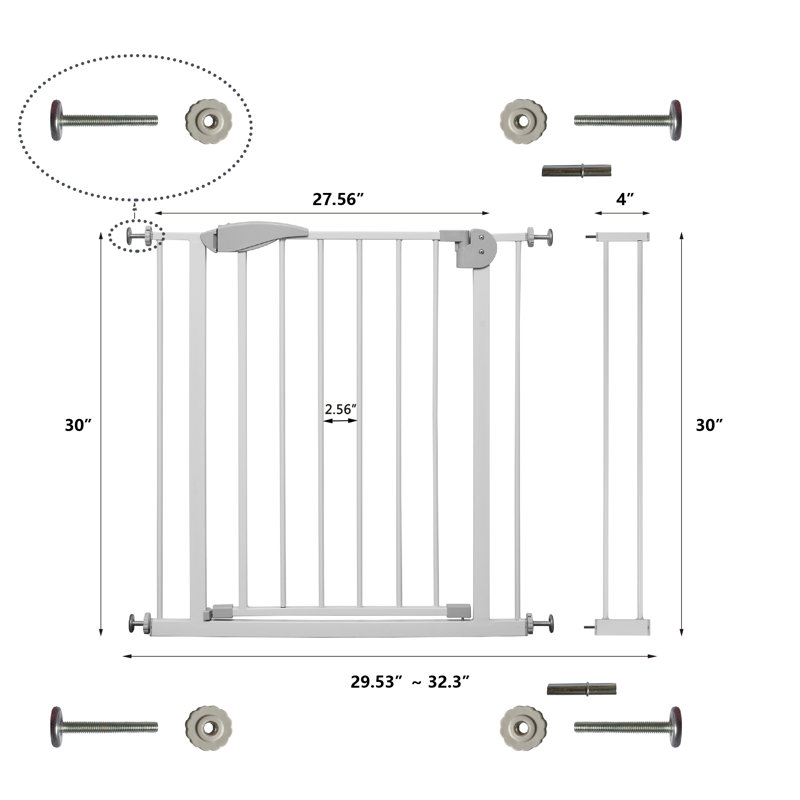 Barrière pour animaux Anwyn