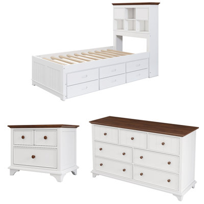 Ensemble de 3 pièces en bois Capta