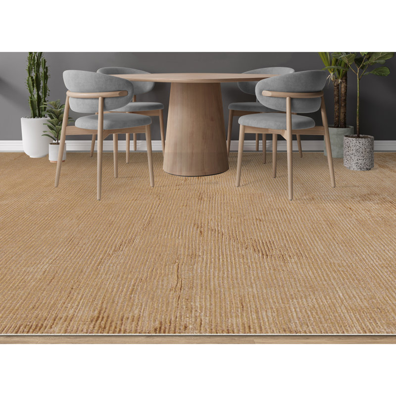 Area Rug in Rust