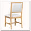 Ensemble de salle à manger extensible 5 pièces avec chaises rembourrées Farmhouse-1375675494