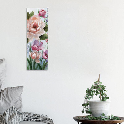 Romantic Botanical I by Nan - Panoramic Painting on Canvas