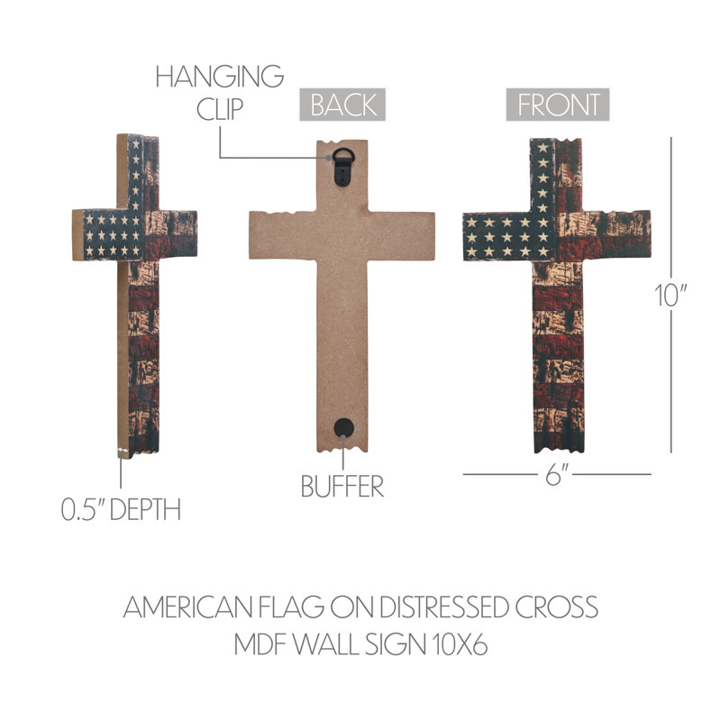 Plaque murale en MDF 10 x 6