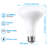 BR30 LED Dimmable Light Bulb, 8W (65W Eqv) , E26 Base, for Downlight Recessed Can Light-56783329